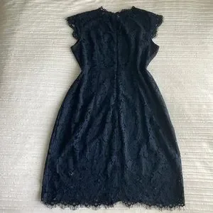 Amazon | Dresses | Merokeety Sleeveless Floral Lace Cocktail Dress Size Xl  Color Navy Blue | Poshmark